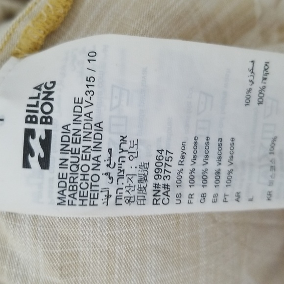 Billabong Sincerely Jules Life On Hold Top (S) - Picture 9 of 9